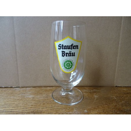 1 VERRE STAUFEN BRAU  25CL HT 13.70M