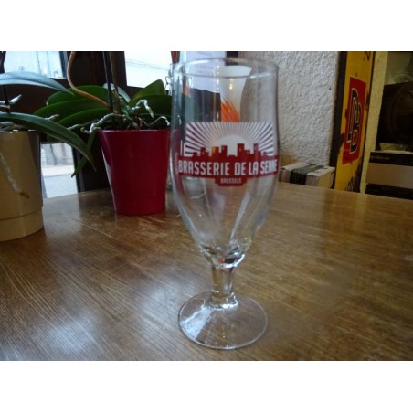 1 VERRE BRASSERIE DE LA SENNE 33CL HT.20.20CM