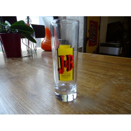 6 VERRES J&B TUBO 22CL HT 15.20CM