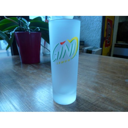 6 VERRES GINI  LEMON  GIVRES  25CL HT 16.50CM