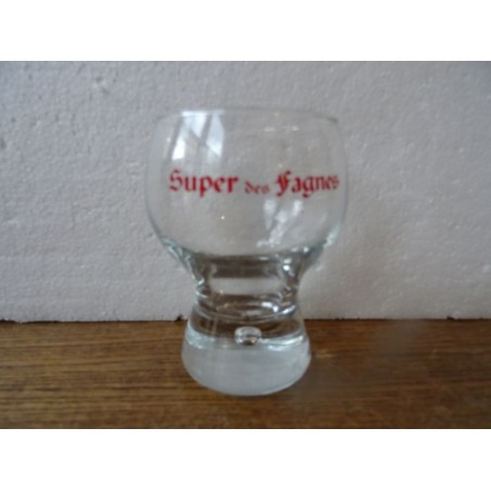 1 VERRE  SUPER DES FAGNES 20CL HT 10.60CM