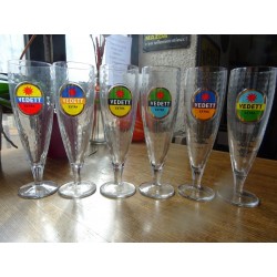 6 VERRES VEDETT 33CL...