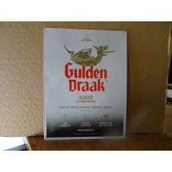 TOLE GULDEN DRAAK  40CM X30CM