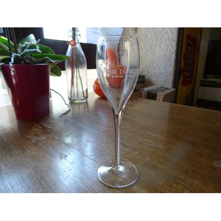 6 FLUTES  SIEUR D'ARQUES VINS DE LIMOUX 10CL HT.18.20CM