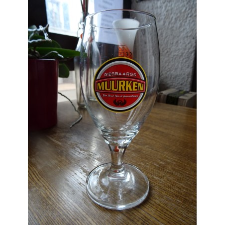 1 VERRE MUURKEN 33CL HT 18.20CM