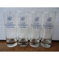 4 VERRES CLAN CAMPBELL 22CL...