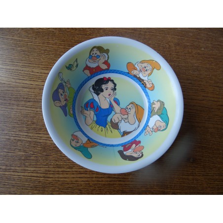 MINI BOL  BLANCHE NEIGE  ET LES 7 NAINS  DIAMETRE 14CM