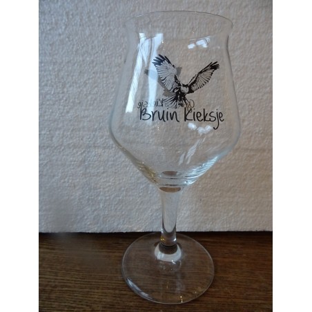 1 VERRE  BRUIN KIEKSJE 25CL HT 18.80CM