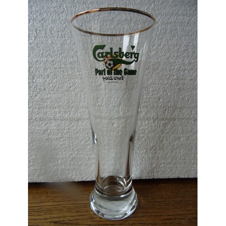 1 VERRE CARLSBERG  25CL  EURO 2004 PORTUGAL HT 20CM