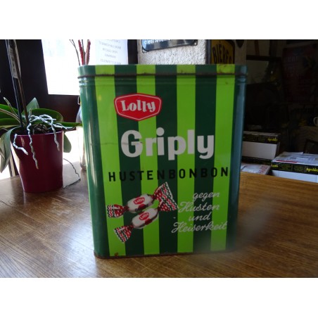 BOITE DE BONBONS LOLLY GRIPLY 22CM X 16.50CM HT 26CM