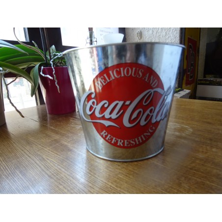 SEAU  COCA-COLA  DIAMETRE 20CM HT16.50CM