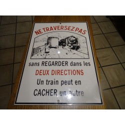 PLAQUE EMAILLEE SNCF  NE...