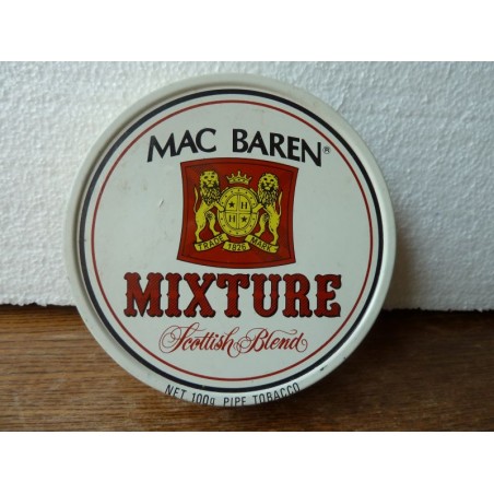 BOITE  TABAC MAC BAREN  MIXTURE  POUR PIPE