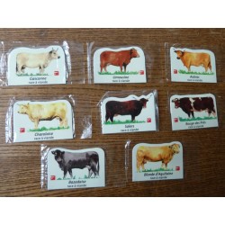 8 MAGNETS  RACE DE VIANDE ,...