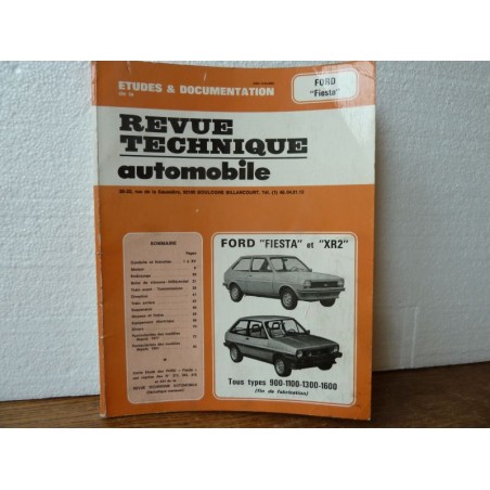 REVUE TECHNIQUE AUTOMOBILE FORD FIESTA  ET XR2