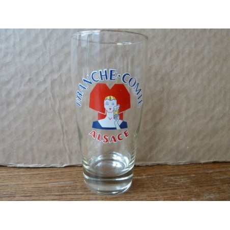 1 VERRE FRANCHE -COMTE  ALSACE  25CL HT 14.20CM