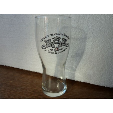 1 VERRE BIERE SABAUDIA 25CL HT.15.70CM BIERE DE SAVOIE