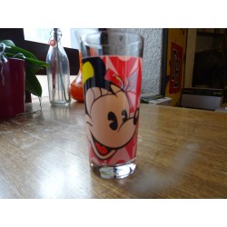 1 VERRE MINNIE HT 14CM