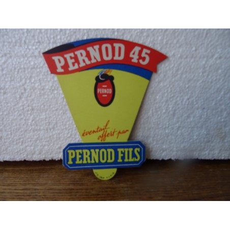 EVENTAIL PERNOD FILS  12.70CM X11CM