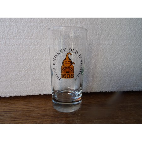 6 VERRES  IRISH  WHISKEY OLD BUSHMILLS  17CL HT 13CM