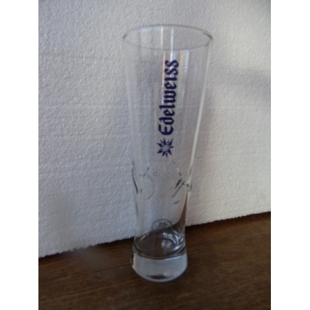 2 VERRES EDELWEISS 50CL HT 24CM