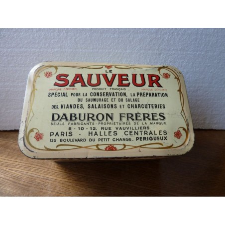 BOITE  SAUVEUR  DABURON FRERES PERIGUEUX  22CM X14CM X12CM