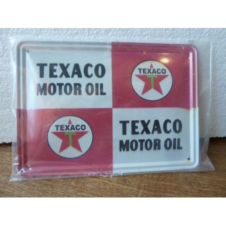 TOLE TEXACO  21CM X 15.20CM