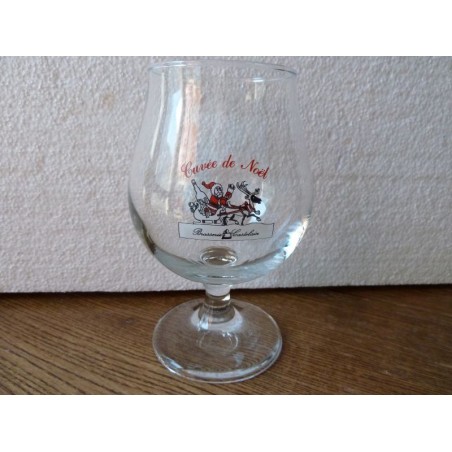 VERRE CUVEE DE NOEL 33CL HT 15CM BRASSERIE  CASTELAIN