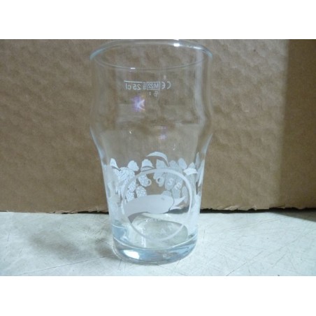 6 VERRES GOOSE 25CL AVEC DECORS  HT 11.50CM