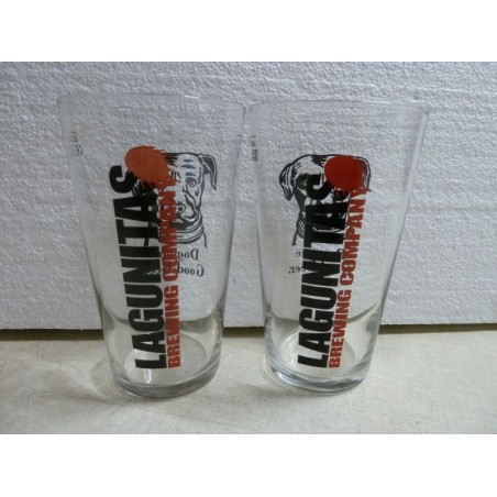 2 VERRES LAGUNITAS 50CL HT.15CM