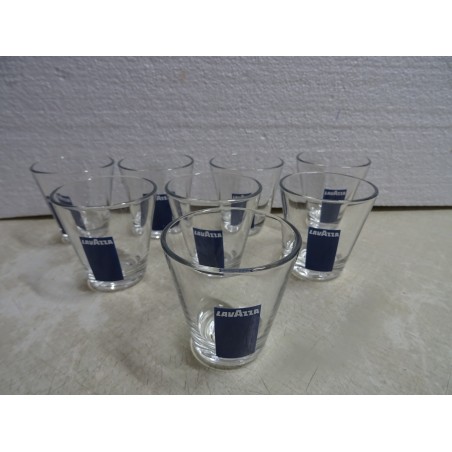 8 VERRES  A CAFE  LAVAZZA 8CL HT 7CM