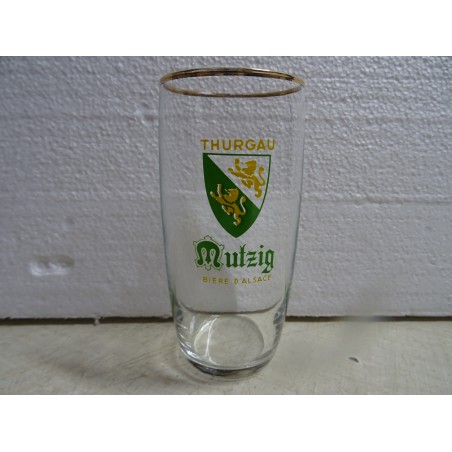 1 VERRE  MUTZIG THURGAU 25CL HT 12CM