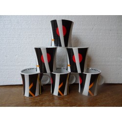 6 MUGS CHOKY  COLLECTOR