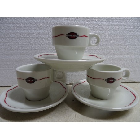 3 TASSES A CAFE RICHARD +3 SOUS TASSES